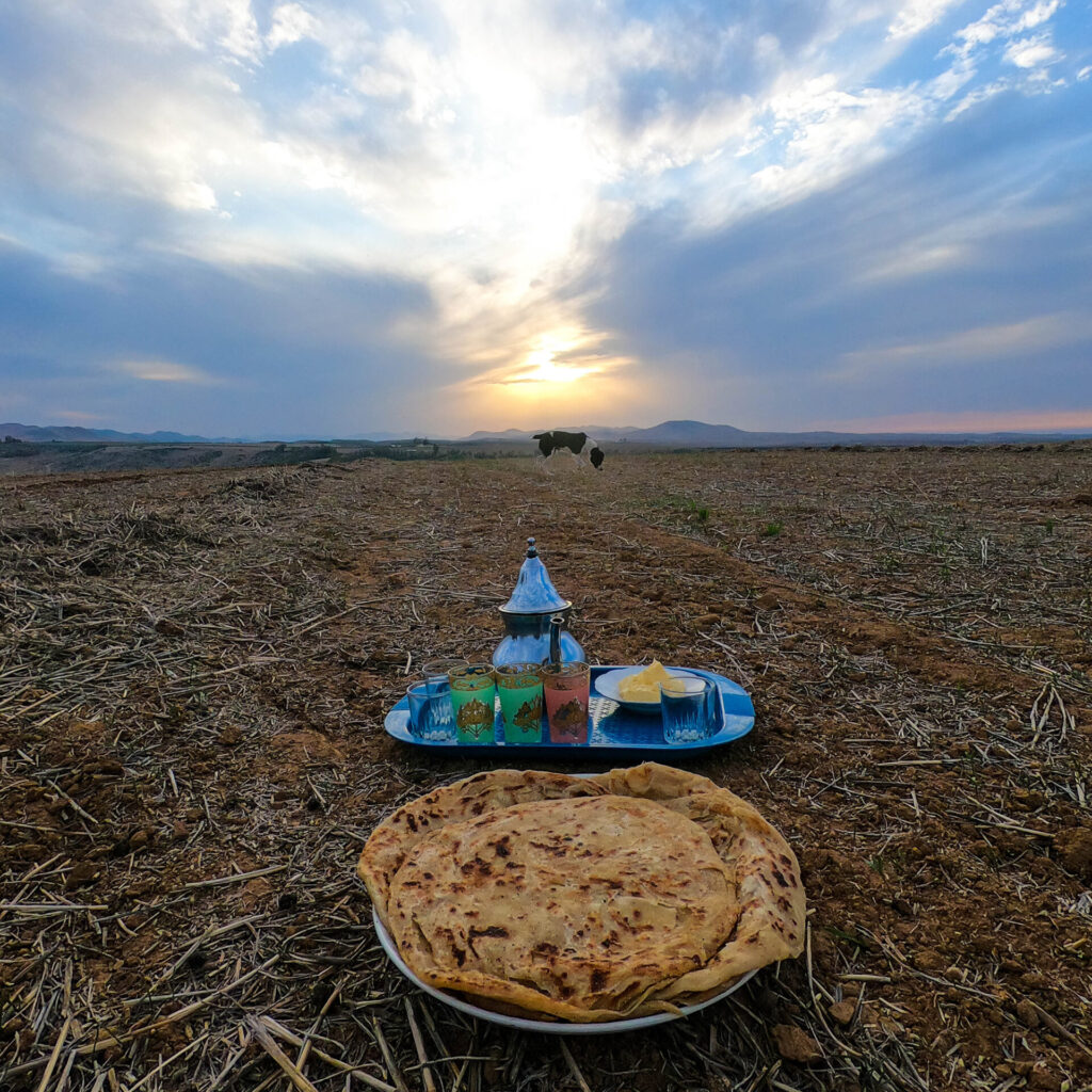 Traditional Morrocan breakfast